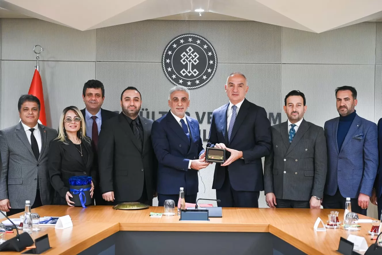 Radyo ve Televizyon Yayıncıları Meslek Birliği’nden Kültür ve Turizm Bakanı Mehmet Nuri Ersoy’a Ziyaret